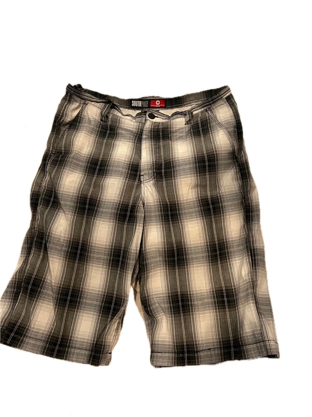Southpole Dynamic Equipment Checked Shorts 34x12
